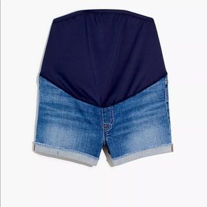 Madewell maternity Jean shorts